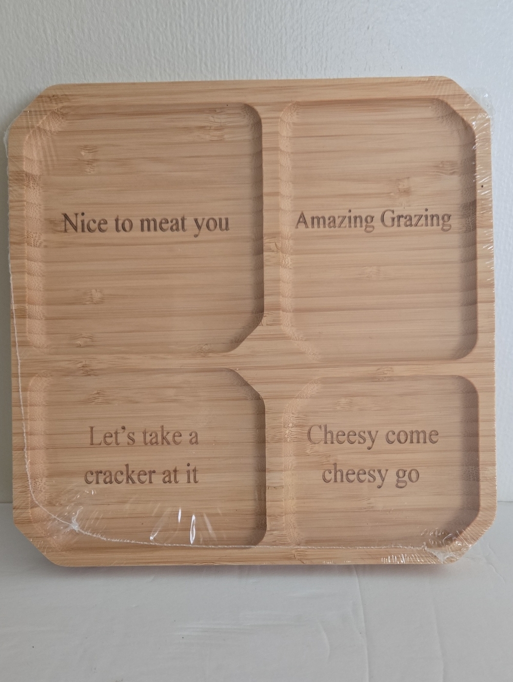 9" Bamboo Charcuterie Board